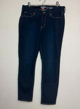 Denizen Levi's Curvy Skinny Dark Wash Jeans Stretch Denim Women's Size 14M